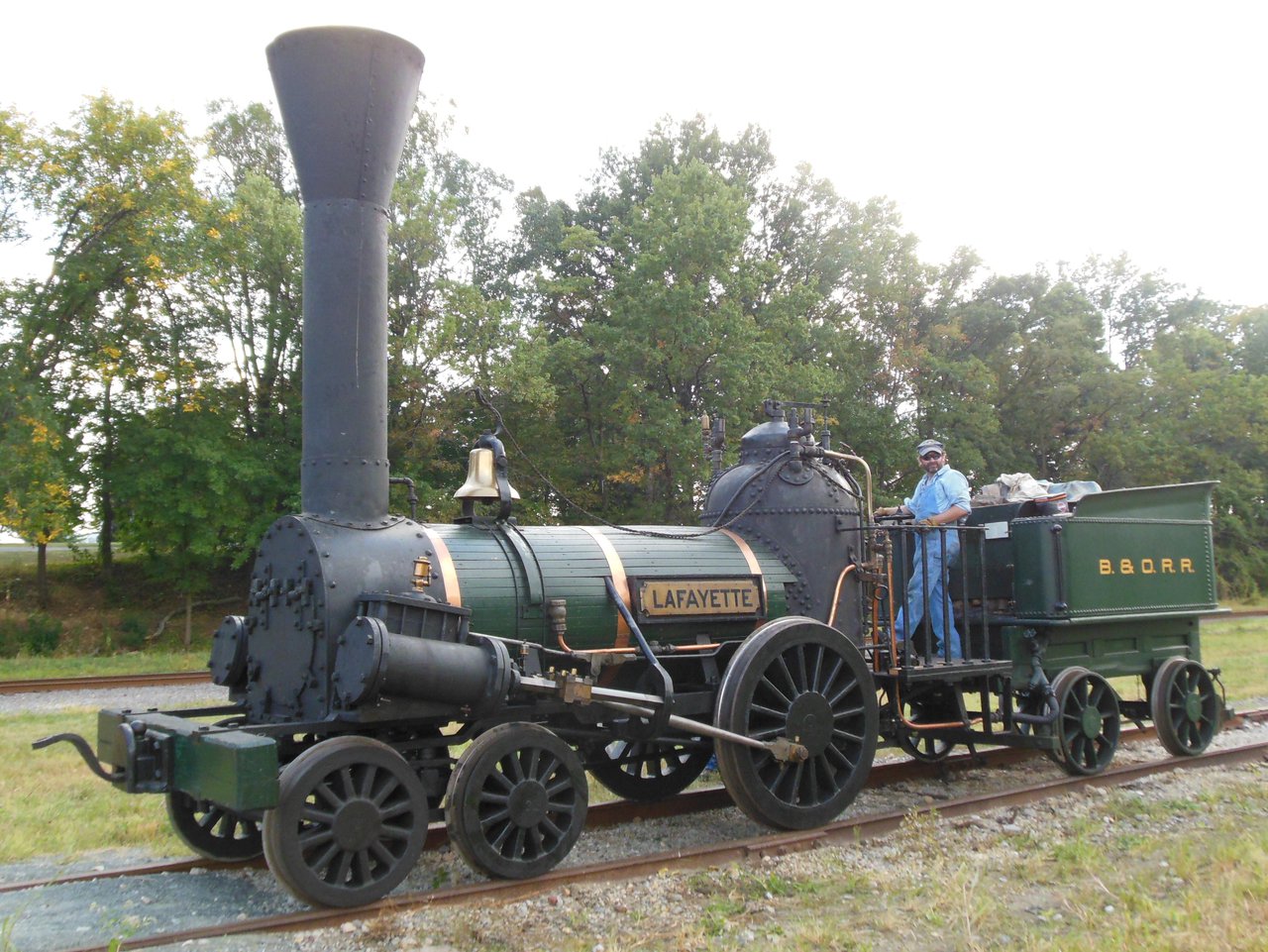 Photo of Norris 4-2-0 Steam Locomotive